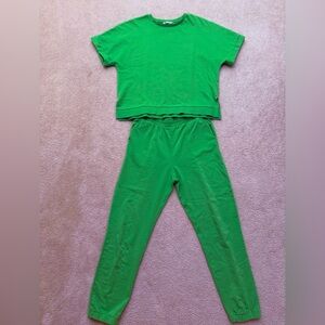 ZARA Green lounge set.